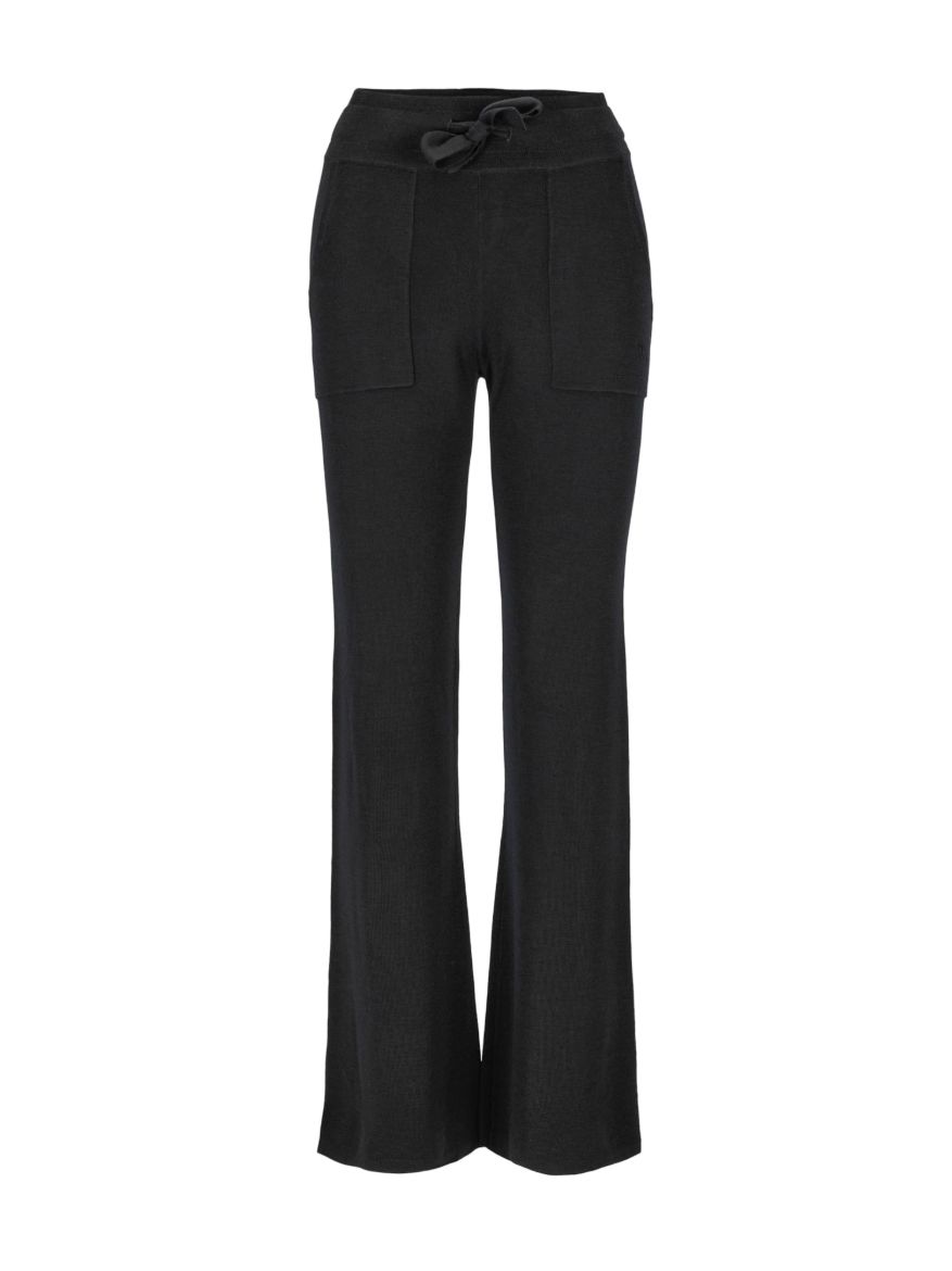 Bilde av WoolLand Himmeltinden Knitted Pants W Svart